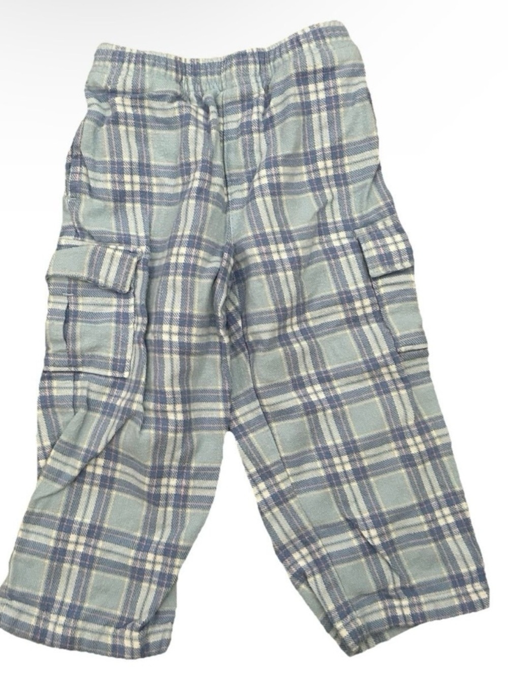 LL Bean Toddler Girl Plaid Flannel Pajama Pants Size 3T